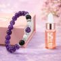 Amethyst Bracelet Gift Set For Mum, thumbnail 1 of 8