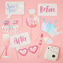 Hen Party Pink And Iridescent Photo Booth Props, thumbnail 1 of 3