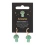Aventurine Crystal Mushroom Earrings, thumbnail 2 of 4