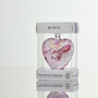 8cm Friendship Heart Be Mine Pastel Pink, thumbnail 1 of 2
