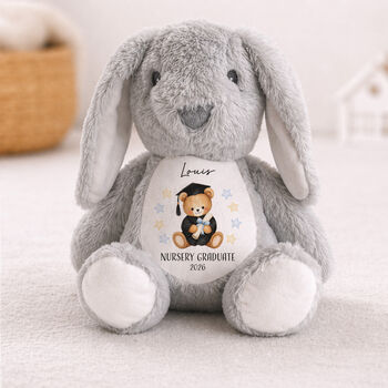 Personalised Nursery Graduation Bunny Keepsake, 4 of 5