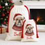 Personalised Bulldog Santa Sack, thumbnail 2 of 3
