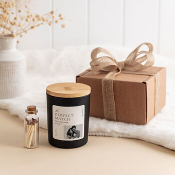 Personalised Photo Engagement Candle Gift, 4 of 8