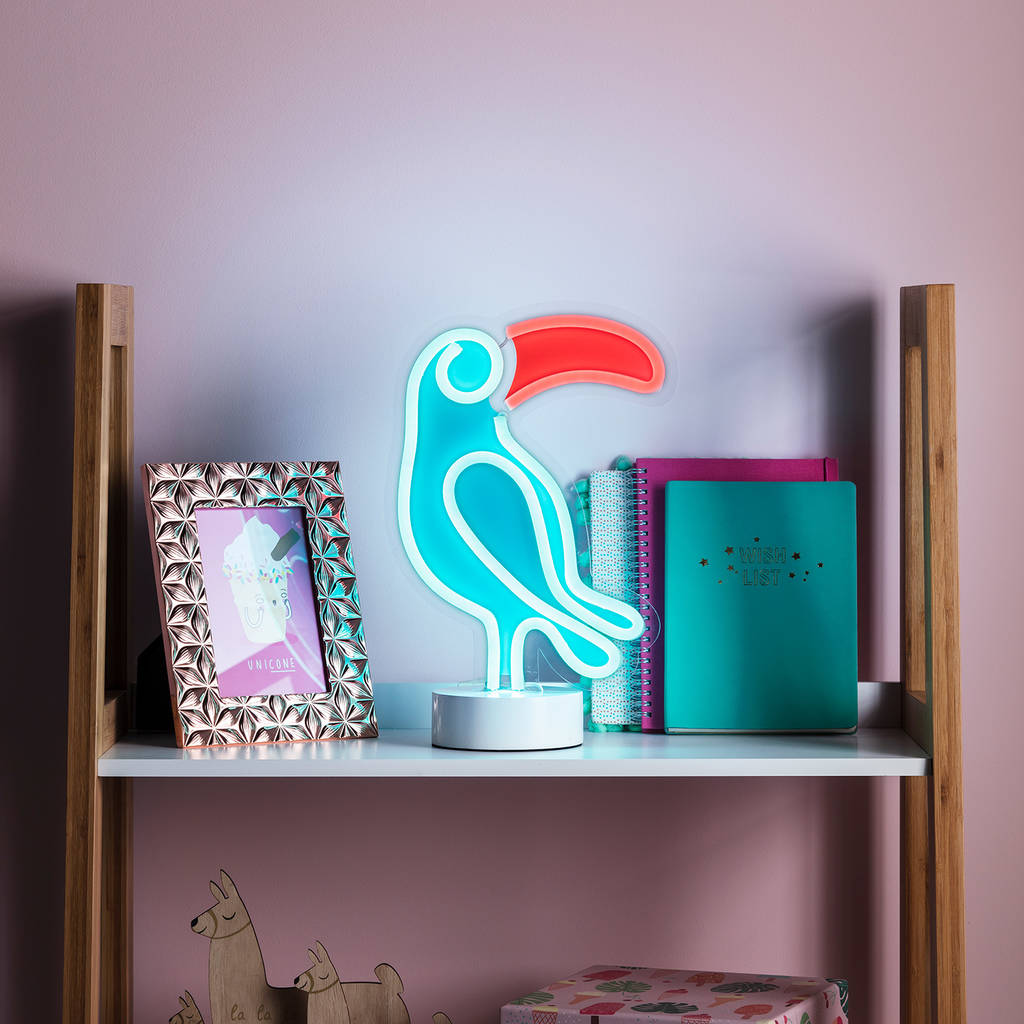 Toucan Neon Table Light By Lights4fun