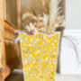 Mother Of Pearl Inlay Waste Paper Bin | Sunshine Yellow, thumbnail 3 of 5