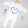 Personalised Heart Woman's Mummy And Child Pyjamas, thumbnail 12 of 12