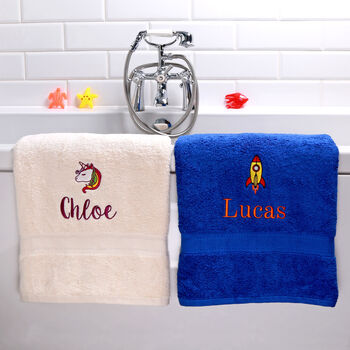 Kid's Personalised Bath Towel, 2 of 11