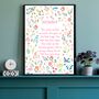 Custom Mum Print Affirmations Mothers Day Personalised Art Print, thumbnail 3 of 5