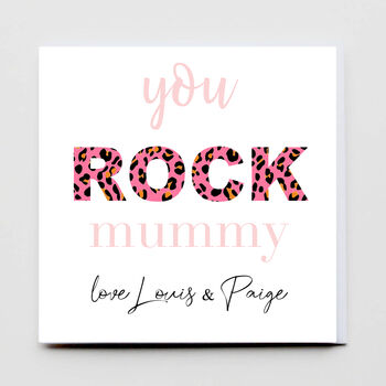 Happy Mother's Day 'You Rock Mummy', 4 of 4