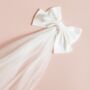 Hen Party Veil With Bow Evening Wedding Veil, thumbnail 6 of 9