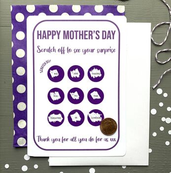 Mother's Day Scratchcard, 2 of 6