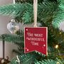 Most Wonderful Time Enamel Christmas Tree Decoration, thumbnail 8 of 9