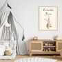 A4 Children's Print, Our Bunny, thumbnail 2 of 5