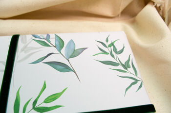 Watercolour Willow Leaf Gift Wrap, 3 of 8