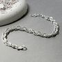Sterling Silver Twisted Rope Bracelet, thumbnail 4 of 6