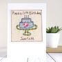 Personalised Birthday Cake Card For Girl, thumbnail 1 of 12