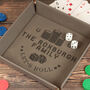 Let's Roll Dice Rolling Snap Up Table Top Gaming Tray, thumbnail 1 of 5