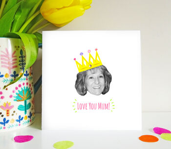Personalised Mother's Day Queen Card, 2 of 2