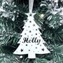 Personalised Tree Decoration With Stars For Christmas Tree, thumbnail 2 of 9