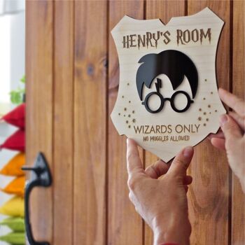 Harry Potter Themed Bedroom Door Sign, 2 of 10