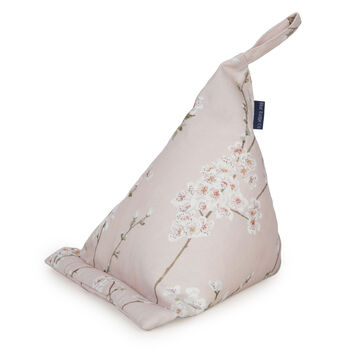 Bean Bag Cushion Tablet Stand In Cherry Blossom, 2 of 6