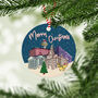 Liverpool Skyline Wooden Christmas Bauble, thumbnail 1 of 2