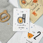 Personalised Zoo Milestone Cards In Drawstring Bag, thumbnail 5 of 7