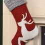 Personalised Traditional Knit Christmas Stockings, thumbnail 5 of 7