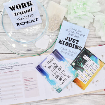 Travel Gifts: Wanderlust Tea For Travellers | Gap Year Gift | Farewell Gift, 10 of 12