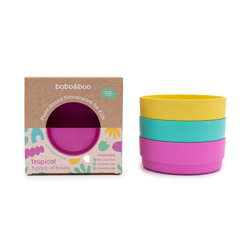 Bobo And Boo Colourful Eco Friendly Kids Dinnerware, 12 of 12