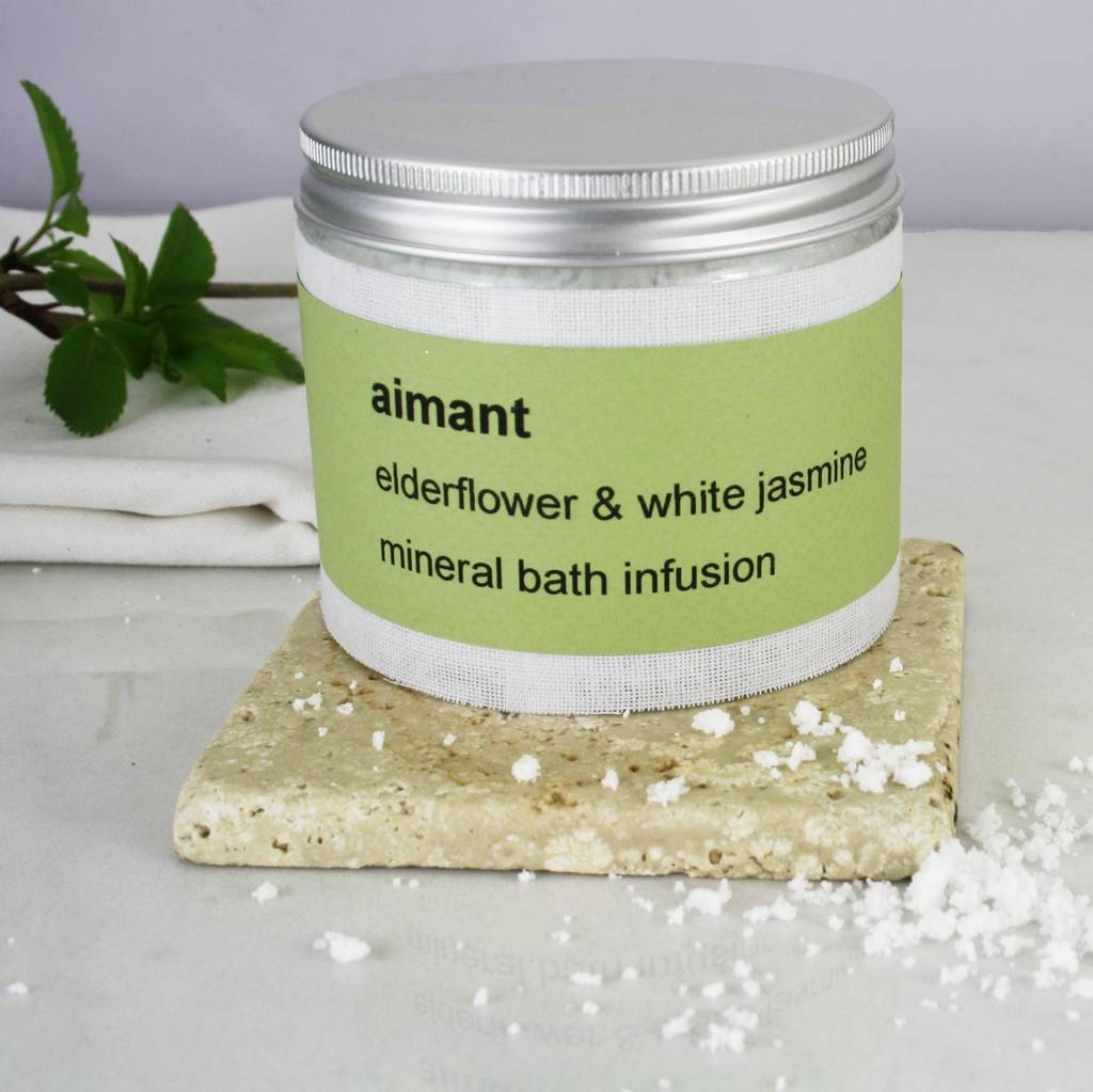 Personalised Aimant Mineral Bath Salt Infusion, 1 of 2