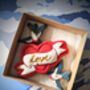 Love Heart And Swallows Tatoo Inspired Biscuit Gift, thumbnail 5 of 9