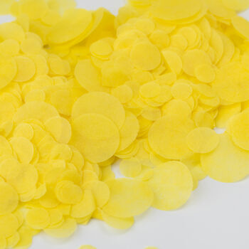 Bright Yellow Wedding Confetti | Biodegradable Confetti, 4 of 7