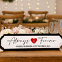 Personalised Always And Forever Wedding Road Sign Gift, thumbnail 4 of 4