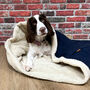 Herringbone Twill Dog Snuggle Beds, thumbnail 4 of 7