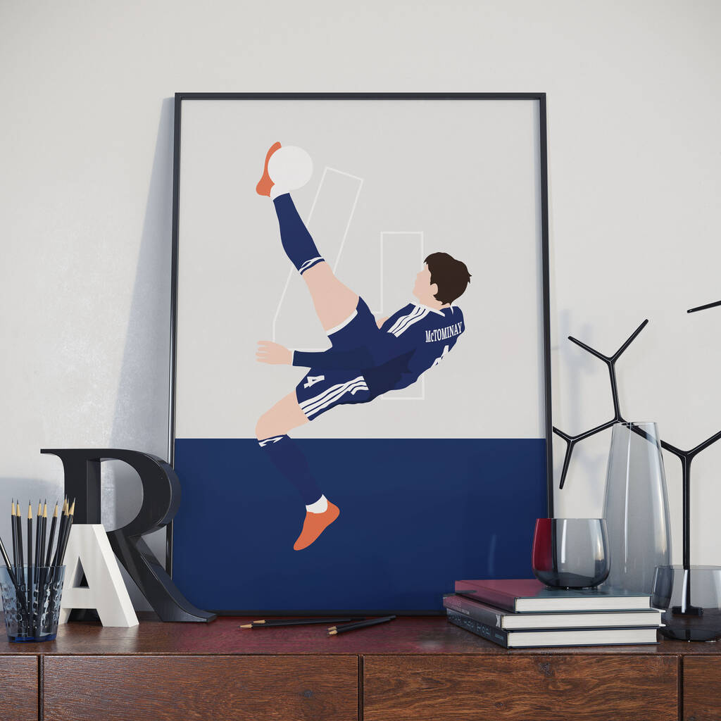 Scott Mc Tominay Scotland Football Print, 1 of 4