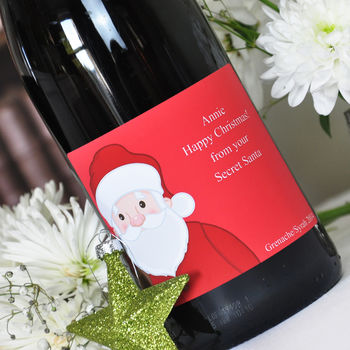 Secret Santa Personalised French Wine Gift, 3 of 5