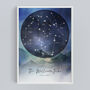 Personalised Family Constellation Mountains Watercolour, thumbnail 7 of 8