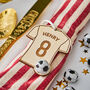 Personalised Football Shirt And Chocolates Place Setting, thumbnail 2 of 4