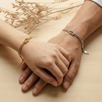 Matching Knot Bracelets For Couples Gift, 5 of 7