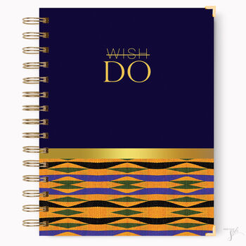 Wish Do African Print Hardcover Notebook Journal, 2 of 4
