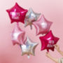 Personalisable Star Shaped Party Balloons With Stickers, thumbnail 1 of 3