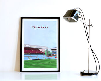 Contemporary Aston Villa Football Poster Gift: Villa Park, 3 of 6