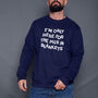 Men's Here For The Pigs In Blankets Christmas Jumper, thumbnail 1 of 5