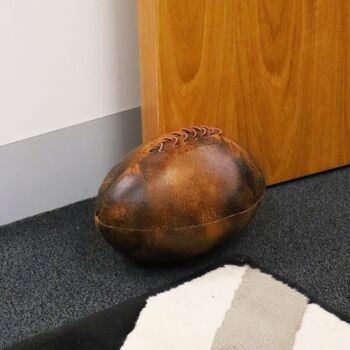 Vintage Rugby Ball Doorstop, 2 of 5