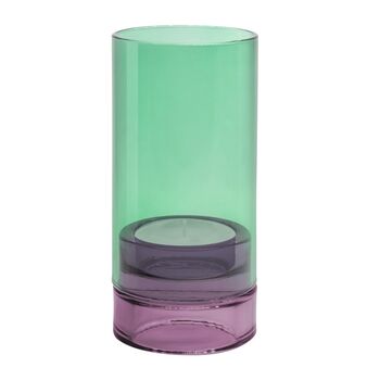 Tealight And Pillar Candle Lanterns In Handmade Glass, 5 of 10