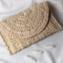 Straw Woven Clutch Bag, thumbnail 1 of 1