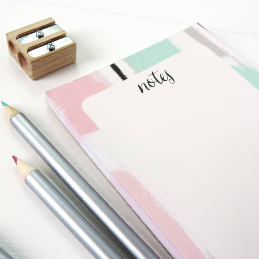 'Notes' Notepad By Elle Jane Designs