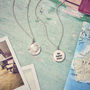 Globe St Christopher Personalised Travel Necklace, thumbnail 8 of 12