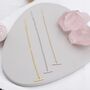 Sterling Silver Minimalist Bar Ear Threader, thumbnail 2 of 12